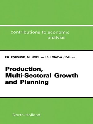 cover image of Production, Multi-Sectoral Growth and Planning